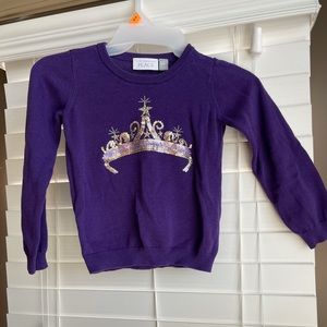Kids Fall Sweater . Queen/Purple